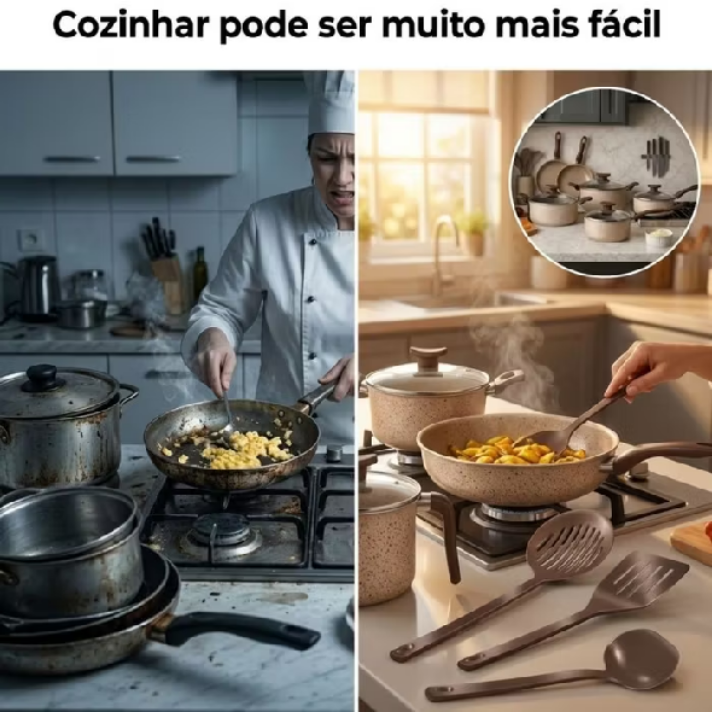 Jogo de 10 panelas — foto 3