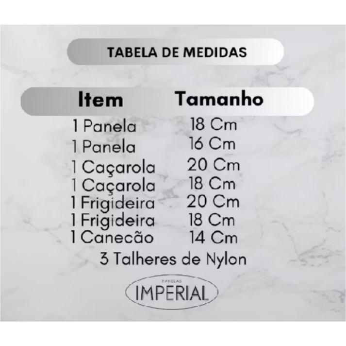 Jogo de 10 panelas — foto 2