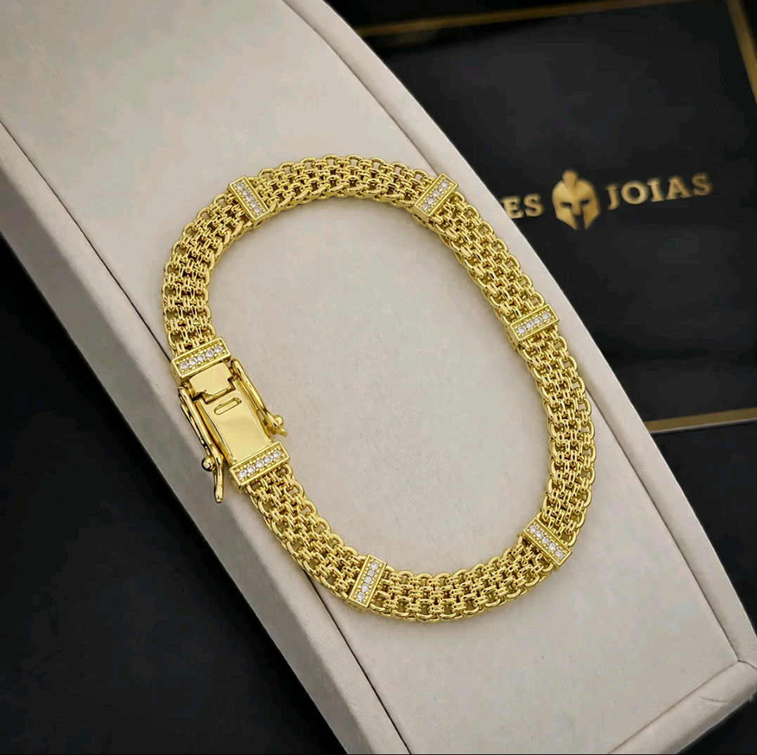 Pulseira moeda antiga alta qualidade