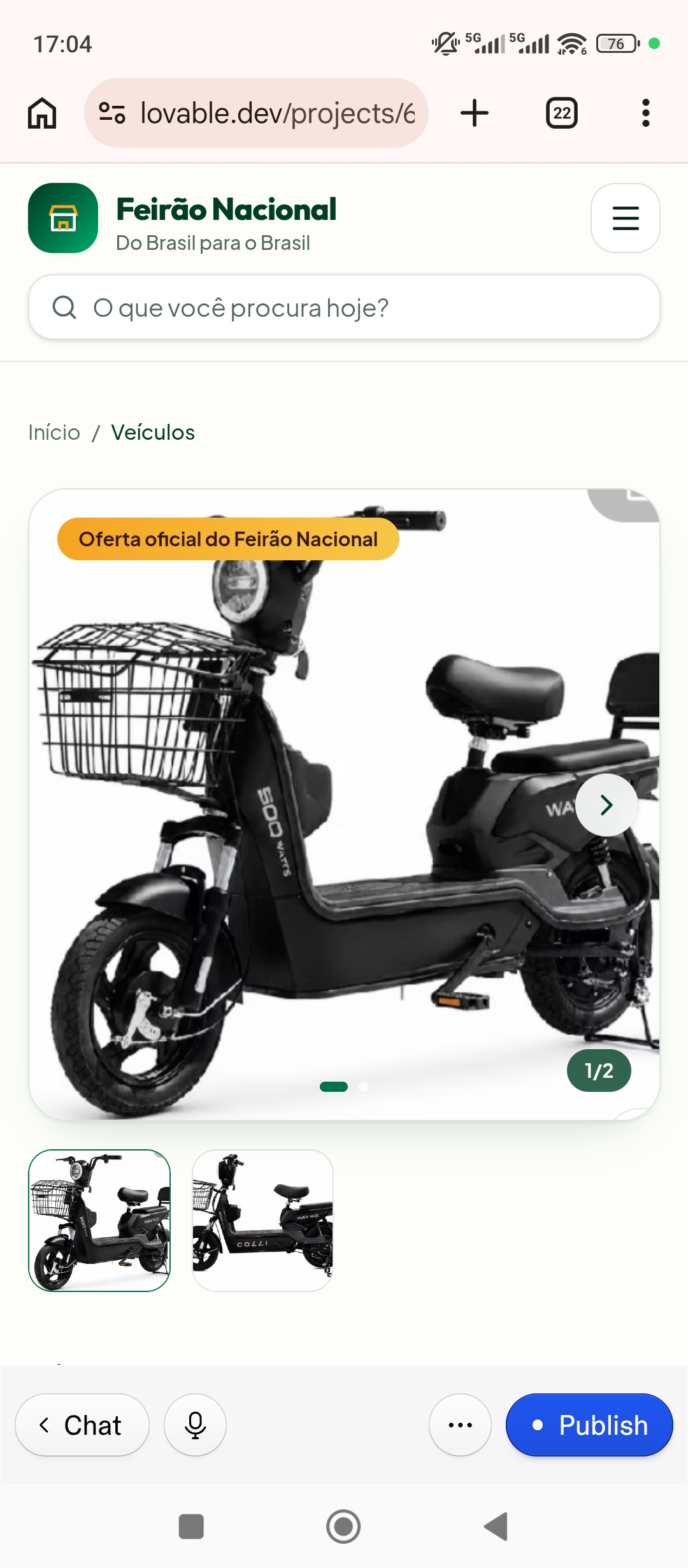 Moto eletrônica