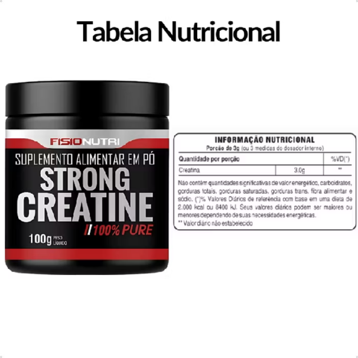 Kit Whey Gourmet Feminino + Colágeno 120 Cápsulas + Creatina 100% Pura 100g + Coqueteleira Fisionutri — foto 6